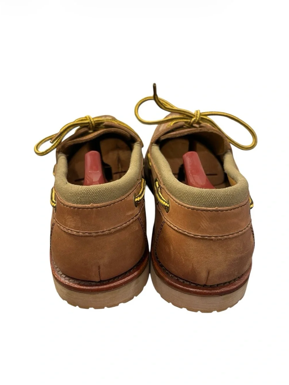 Men’s Lands’ End Leather Boat Shoes/Loafers – Size 10.5